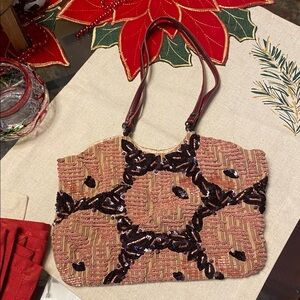 Vintage Jamin Puech Elegant Pink & Purple Women's Bag